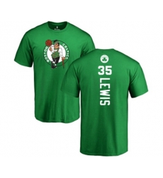 Boston Celtics #35 Reggie Lewis Kelly Green Backer T-Shirt