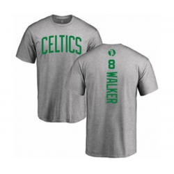 Boston Celtics #8 Kemba Walker Ash Backer T-Shirt