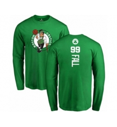 Boston Celtics #99 Tacko Fall Kelly Green Backer Long Sleeve T-Shirt