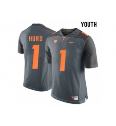 2016 Youth Tennessee Volunteers Jalen Hurd #1 College Football Limited Jersey - Grey