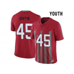 2016 Youth Ohio State Buckeyes Archie Griffin #45 College Football Alternate Elite Jersey - Scarlet