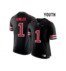 2016 Youth Ohio State Buckeyes Braxton Miller #1 College Football Limited Jersey - Blackout