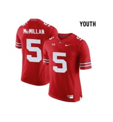 2016 Youth Ohio State Buckeyes Raekwon McMillan #5 College Football Limited Jersey - Scarlet