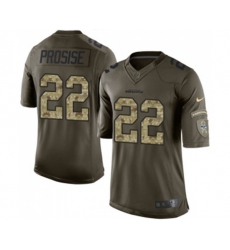 Seattle Seahawks #22 C. J. Prosise Elite Green Salute to Service Football Jersey
