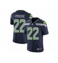 Seattle Seahawks #22 C. J. Prosise Vapor Untouchable Limited Steel Blue Team Color NFL Jersey