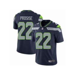 Seattle Seahawks #22 C. J. Prosise Vapor Untouchable Limited Steel Blue Team Color NFL Jersey