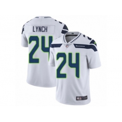 Seattle Seahawks #24 Marshawn Lynch Vapor Untouchable Limited White NFL Jersey