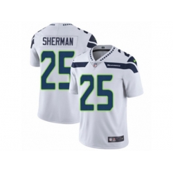 Seattle Seahawks #25 Richard Sherman Vapor Untouchable Limited White NFL Jersey
