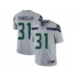 Seattle Seahawks #31 Kam Chancellor Vapor Untouchable Limited Grey Alternate NFL Jersey