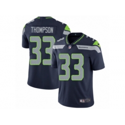 Seattle Seahawks #33 Tedric Thompson Vapor Untouchable Limited Steel Blue Team Color NFL Jersey