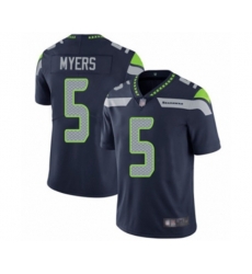 Seattle Seahawks #5 Jason Myers Navy Blue Team Color Vapor Untouchable Limited Player Football Jersey