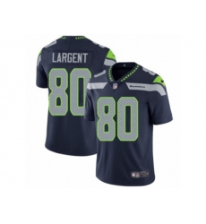 Seattle Seahawks #80 Steve Largent Vapor Untouchable Limited Steel Blue Team Color NFL Jersey