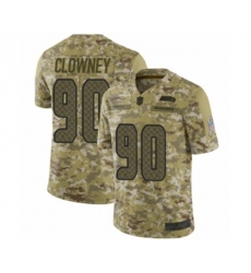 Seattle Seahawks #90 Jadeveon Clowney Limited Camo 2018 Salute to Service Football Jersey