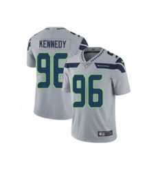 Seattle Seahawks #96 Cortez Kennedy Vapor Untouchable Limited Grey Alternate NFL Jersey