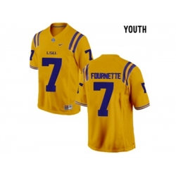 2016 Youth LSU Tigers Leonard Fournette #7 College Football Limited Jersey - Gold 2016 Youth LSU Tigers Leonard Fournette #7 College Football Limited Jersey - Gold