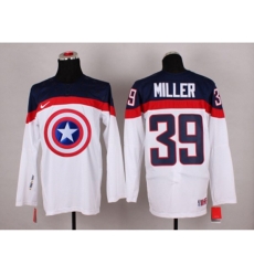 NHL Olympic Team USA #39 Ryan Miller white Captain America Fashion Stitched Jerseys