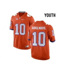 2016 Youth Clemson Tigers Ben Boulware #10 College Football Limited Jersey - Orange