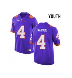 2016 Youth Clemson Tigers DeShaun Watson #4 College Football Limited Jersey - Purple
