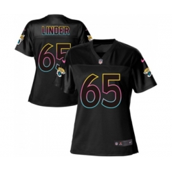 Women Jacksonville Jaguars #65 Brandon Linder Game Black Fashion Football Jersey Women Jacksonville Jaguars #65 Brandon Linder Game Black Fashion Football Jersey