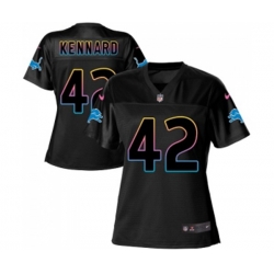 Women Detroit Lions #42 Devon Kennard Game Black Fashion Football Jersey Women Detroit Lions #42 Devon Kennard Game Black Fashion Football Jersey