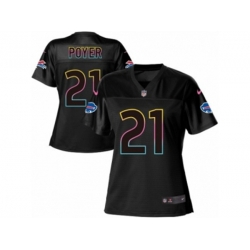 Women Buffalo Bills #21 Jordan Poyer Game Black Fashion NFL Jersey Women Buffalo Bills #21 Jordan Poyer Game Black Fashion NFL Jersey