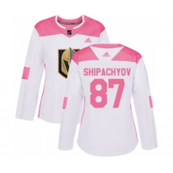 Women Vegas Golden Knights #87 Vadim Shipachyov Authentic White-Pink Fashion NHL Jersey Women Vegas Golden Knights #87 Vadim Shipachyov Authentic White-Pink Fashion NHL Jersey