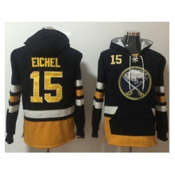 Buffalo Sabres #15 Jack Eichel Navy Blue Name & Number Pullover NHL Hoodie Buffalo Sabres #15 Jack Eichel Navy Blue Name & Number Pullover NHL Hoodie