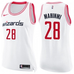 Womens Washington Wizards #28 Ian Mahinmi Swingman White Pink Fashion NBA Jersey Womens Washington Wizards #28 Ian Mahinmi Swingman White Pink Fashion NBA Jersey