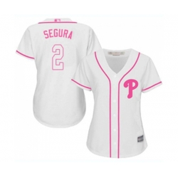 Womens Philadelphia Phillies #2 Jean Segura Authentic White Fashion Cool Base Baseball Jersey Womens Philadelphia Phillies #2 Jean Segura Authentic White Fashion Cool Base Baseball Jersey
