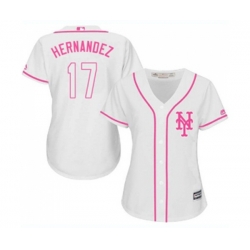 Womens New York Mets #17 Keith Hernandez Authentic White Fashion Cool Base Baseball Jersey Womens New York Mets #17 Keith Hernandez Authentic White Fashion Cool Base Baseball Jersey