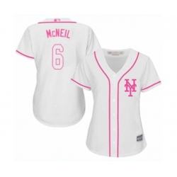 Womens New York Mets #6 Jeff McNeil Authentic White Fashion Cool Base Baseball Jersey Womens New York Mets #6 Jeff McNeil Authentic White Fashion Cool Base Baseball Jersey