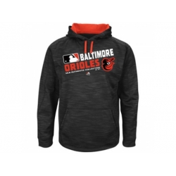 Baltimore Orioles Authentic Collection Black Team Choice Streak Hoodie