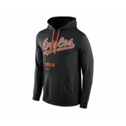 Baltimore Orioles Nike Cooperstown Performance Pullover Black MLB Hoodie
