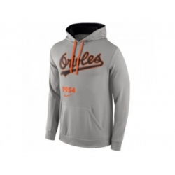 Baltimore Orioles Nike Cooperstown Performance Pullover Gray MLB Hoodie