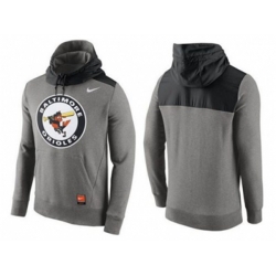 Baltimore Orioles Nike Gray Cooperstown Collection Hybrid Pullover Hoodie