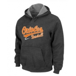 Baltimore Orioles Pullover Hoodie D.Grey