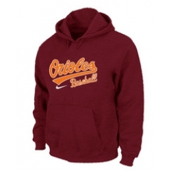 Baltimore Orioles Pullover Hoodie RED