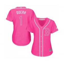Womens Boston Red Sox #1 Bobby Doerr Authentic Pink Fashion Baseball Jersey Womens Boston Red Sox #1 Bobby Doerr Authentic Pink Fashion Baseball Jersey