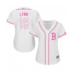 Womens Boston Red Sox #19 Fred Lynn Replica White Fashion Baseball Jers Womens Boston Red Sox #19 Fred Lynn Replica White Fashion Baseball Jers