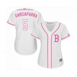 Womens Boston Red Sox #5 Nomar Garciaparra Replica White Fashion Baseball Jersey Womens Boston Red Sox #5 Nomar Garciaparra Replica White Fashion Baseball Jersey