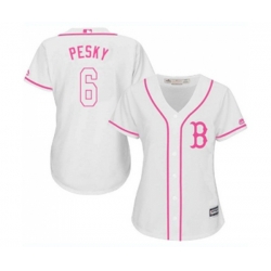 Womens Boston Red Sox #6 Johnny Pesky Replica White Fashion Baseball Jersey Womens Boston Red Sox #6 Johnny Pesky Replica White Fashion Baseball Jersey