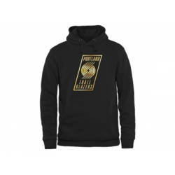 Portland Trail Blazers Gold Collection Pullover Hoodie Black