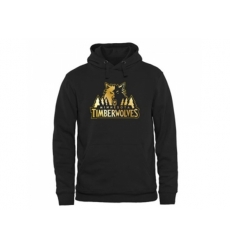 Minnesota Timberwolves Gold Collection Pullover Hoodie Black