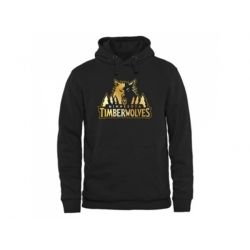 Minnesota Timberwolves Gold Collection Pullover Hoodie Black