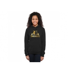 Women Minnesota Timberwolves Gold Collection Pullover Hoodie Black