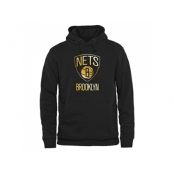 Brooklyn Nets Gold Collection Pullover Hoodie Black Brooklyn Nets Gold Collection Pullover Hoodie Black