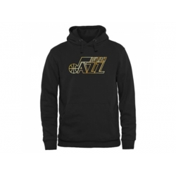 Utah Jazz Gold Collection Pullover Hoodie Black