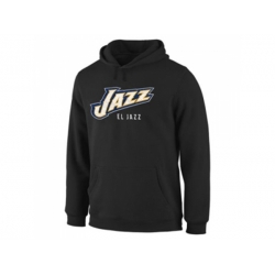Utah Jazz Noches Enebea Black Pullover Hoodie