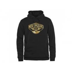 New Orleans Pelicans Gold Collection Pullover Hoodie Black New Orleans Pelicans Gold Collection Pullover Hoodie Black