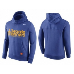 Seattle Mariners Nike Blue Cooperstown Collection Hybrid Pullover Hoodie
